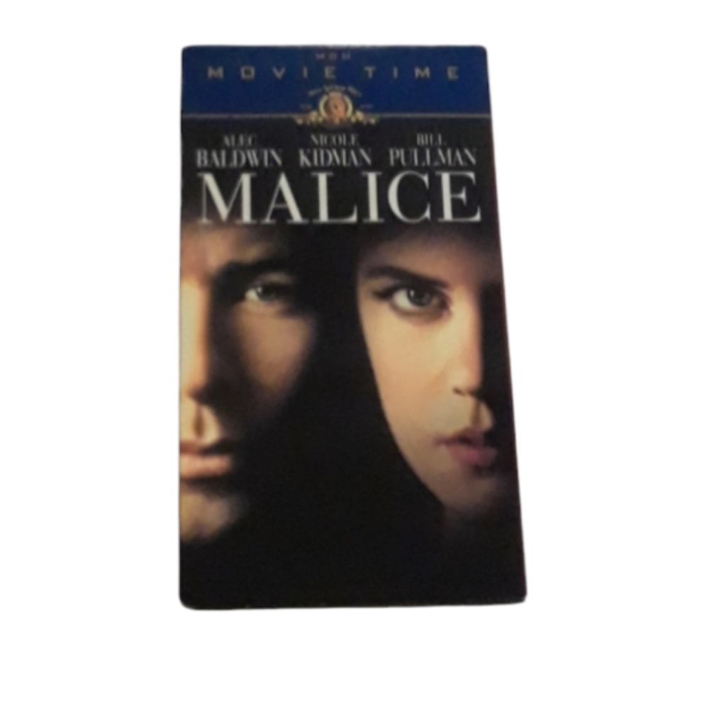 Malice Columbia Tristar VHS video tape